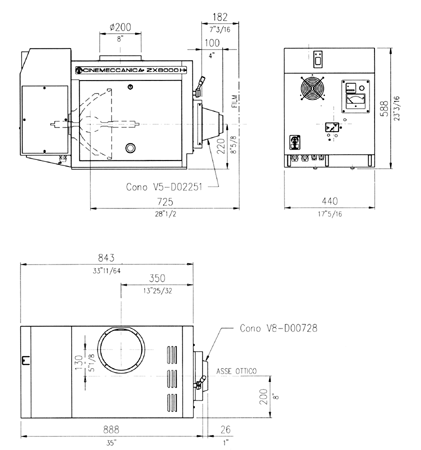  Cinemeccanica ZX 8000 H